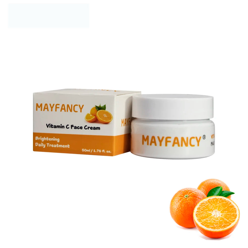 Brightening Rejuvenating Facial Cream Free Sample Provided Vitamin C Pure Day Natural Ingredients Adults Lightening Cream Female