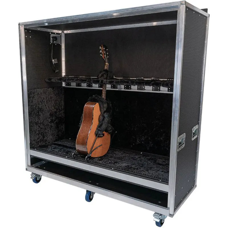 X-BASON Multiple Guitar Case 8 Spaces 10 Spaces Guitar Vault Flight Case