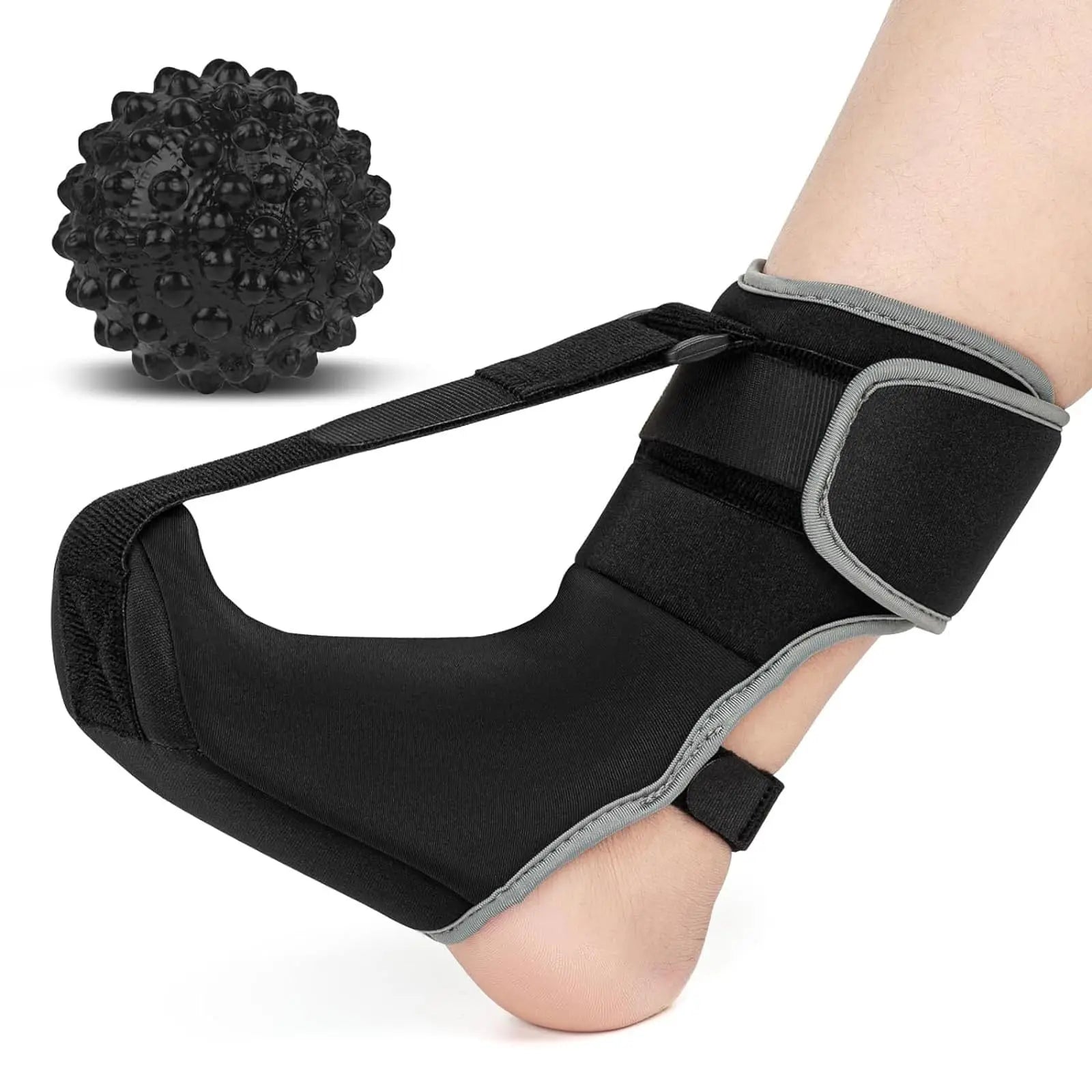 Improved Polyester Plantar Fasciitis Night Splint and Drop Foot Brace  Effective Foot and Leg Stretcher for Pain Relief