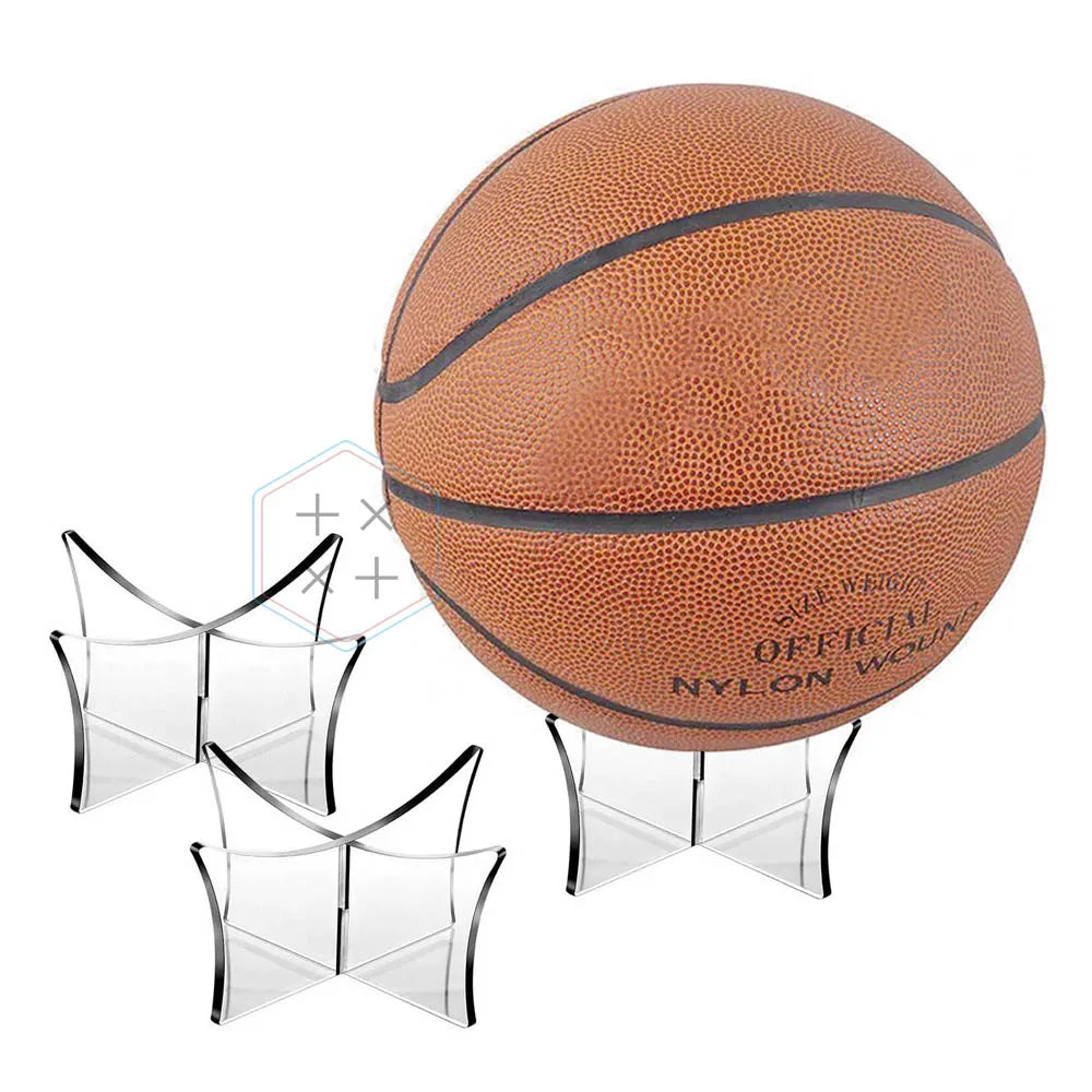 Foldable Portable Acrylic Pedestal Ball Holder Display Stand for Cosmetic Display