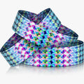 HXY Custom Printed Digital Laser Paper Promotional Waterproof Reflective Shiny Holographic Antique Imitation Wristband Party
