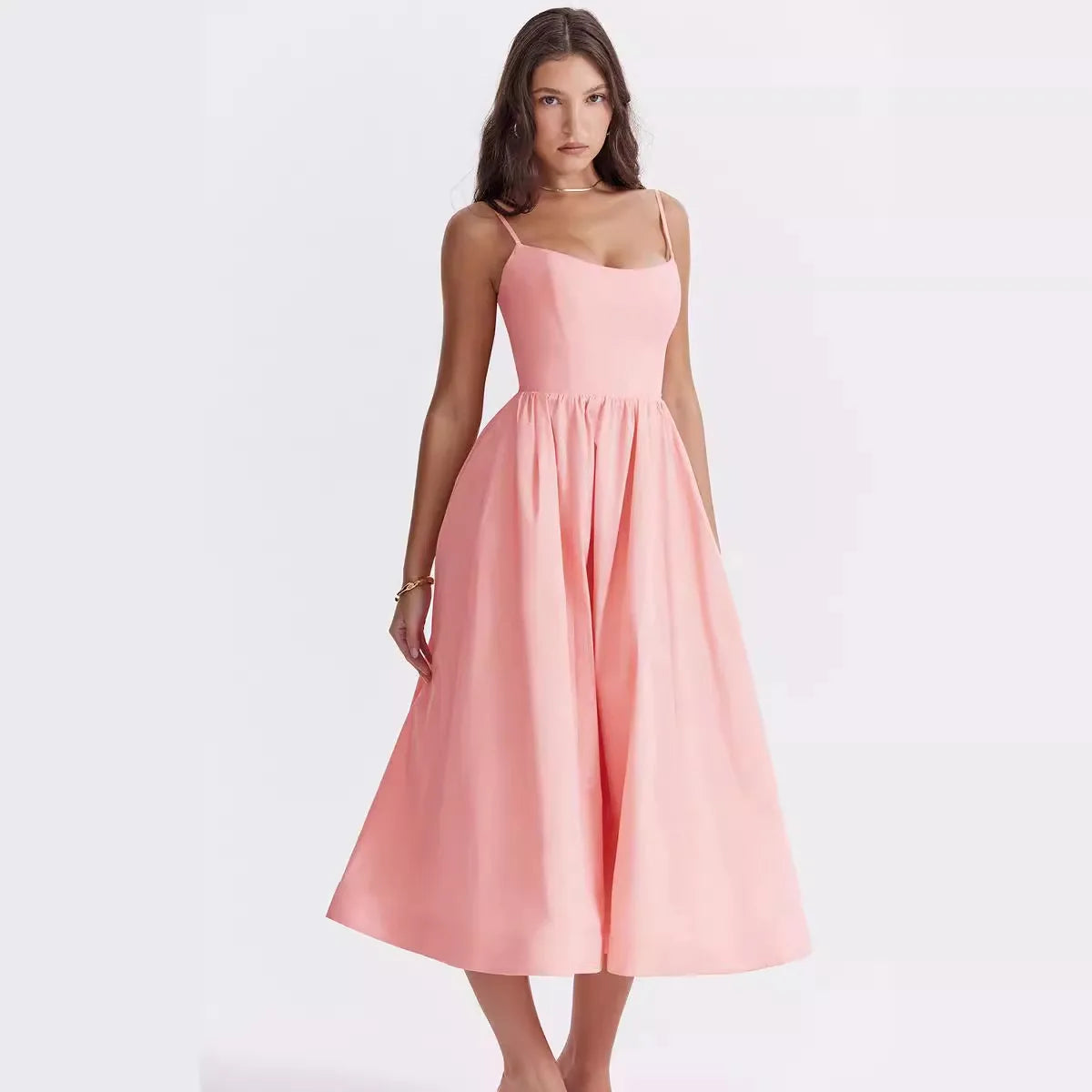 Women's Summer New Arrival Sexy Backless Strappy Dress - Soft Gentle Style Fashion Design Dress for Women Ropa De Mujer