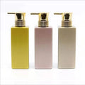Colorful Foam Pump Cosmetic Bottle 500ml Metal Shiny Wholesale Luxury Plastic Empty 300ml Body Wash Shampoo Bottle With Pump