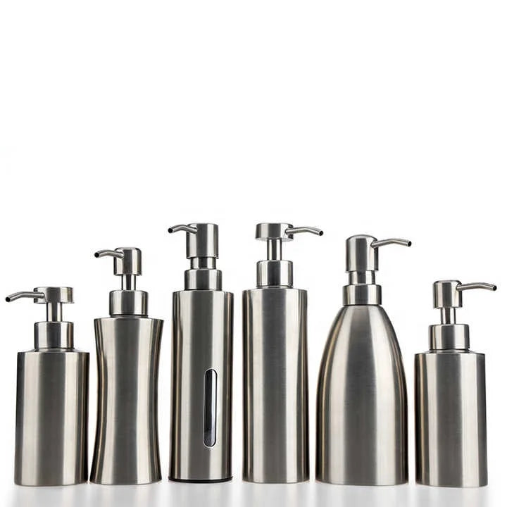 Custom Stainless Steel Shower Gel Bottle Bathroom Accessories