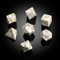 New Style Gemstone Dice 16mm Custom DND Polyhedral Dice Set with Metal Box for Dungeons and Dragons Tabletop Game