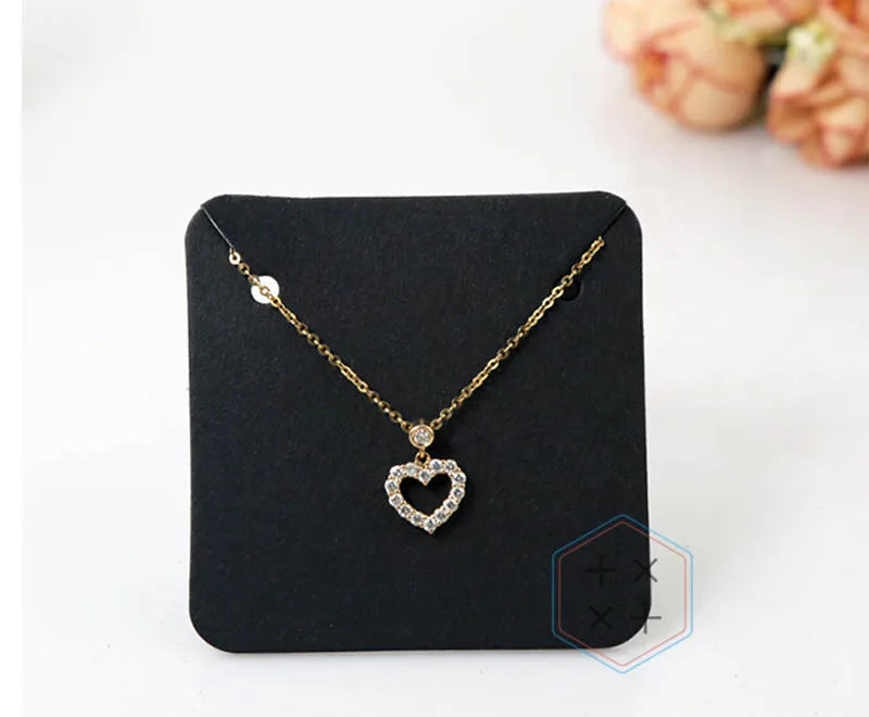 Customize Logo Packaging Paper Earring Card Portable Jewelry Display Stand Cases Displays