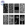 Aluminum Privacy Screen Decorative Outdoor Aluminium Laser Cutting Panel Laser Cut Screens