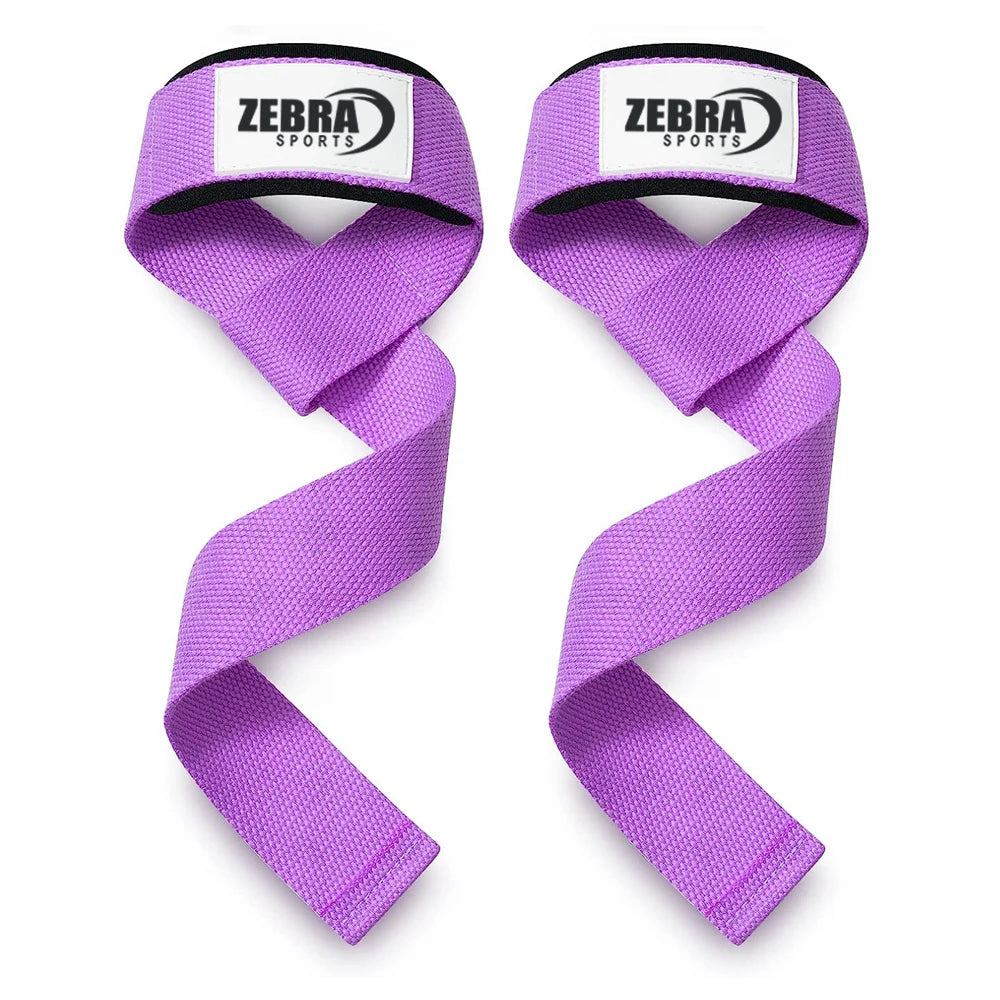Professional Strength Training Bodybuilding Gym Equipment Padded Lifting Straps for Women and Men Sports Style