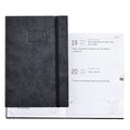 LABON Spanish Soft Cover Daily Planner One Day Per Page Weekly Calendar Organizer With Elastic Band