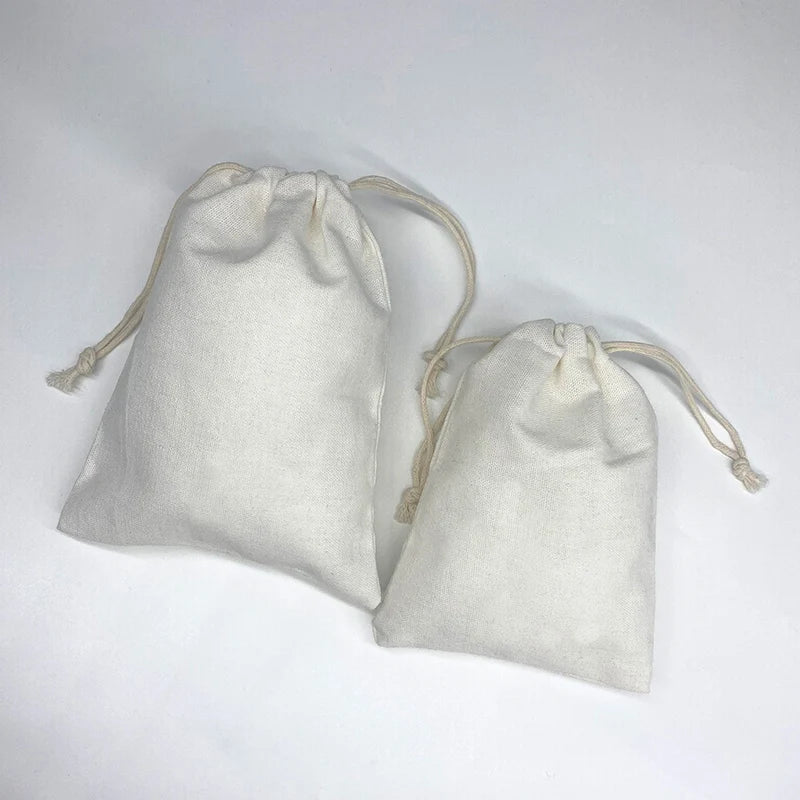 Factory Bulk OEM Promotion Canvas Cotton Drawstring Bag Promotional Bags With Logo