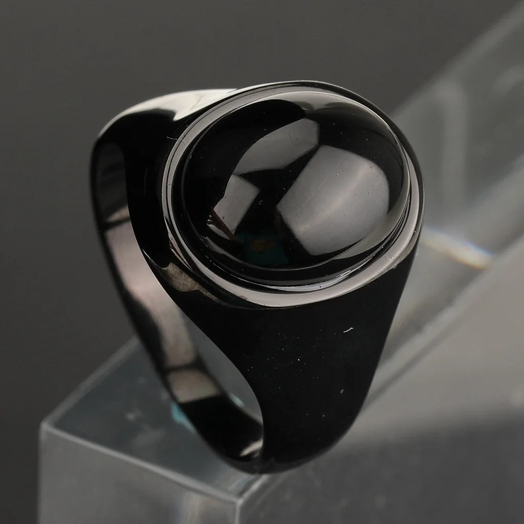 Fenyi Wholesale Alloy Jewelry Men's f Retro Fashion Simple Exquisite Punk Street Hip Hop Cat's Eye Stone Ring