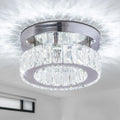 Chandeliers for Home Decor LED Small Chandeliers Flush Mount Ceiling Light Fixtures for Bedroom Hallway Foyer 6000K