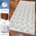 Cabinet Bumpers Clear Rubber Bumpers Self Adhesive Soft Close Silicone Cabinet Door Bumper Dots for Kitchen Drawers Furniture