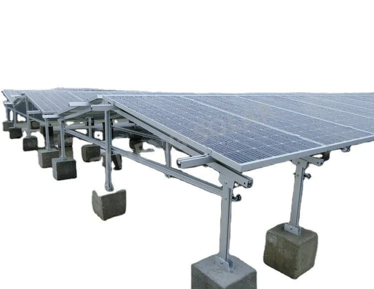 Wholesale Flat Roof Photovoltaic Mounting System Modular Solar Panel Array for Optimized Energy Production