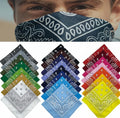 Wholesale Promotion Multi Functional Polyester Sports Bandana Custom Logo Color Square Headwear Scarf Seamless Hip Hop Outdoor
