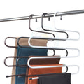 Stainless 5 Layer Metal Trouser Cloth Pants Hanger