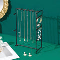Iron Art Golden Plating Modern Luxury Store Choice Desktop Jewelry Display Stand for Shop