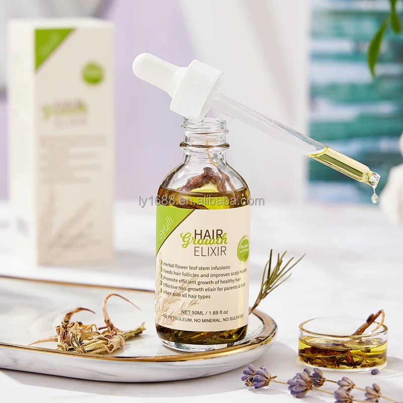 Private Label OEM 100% Natural Organic Ayurvedic Herbs Black Women Hair Treatment Oil Hair Growth Serum Anti-Dandruff Nourishing