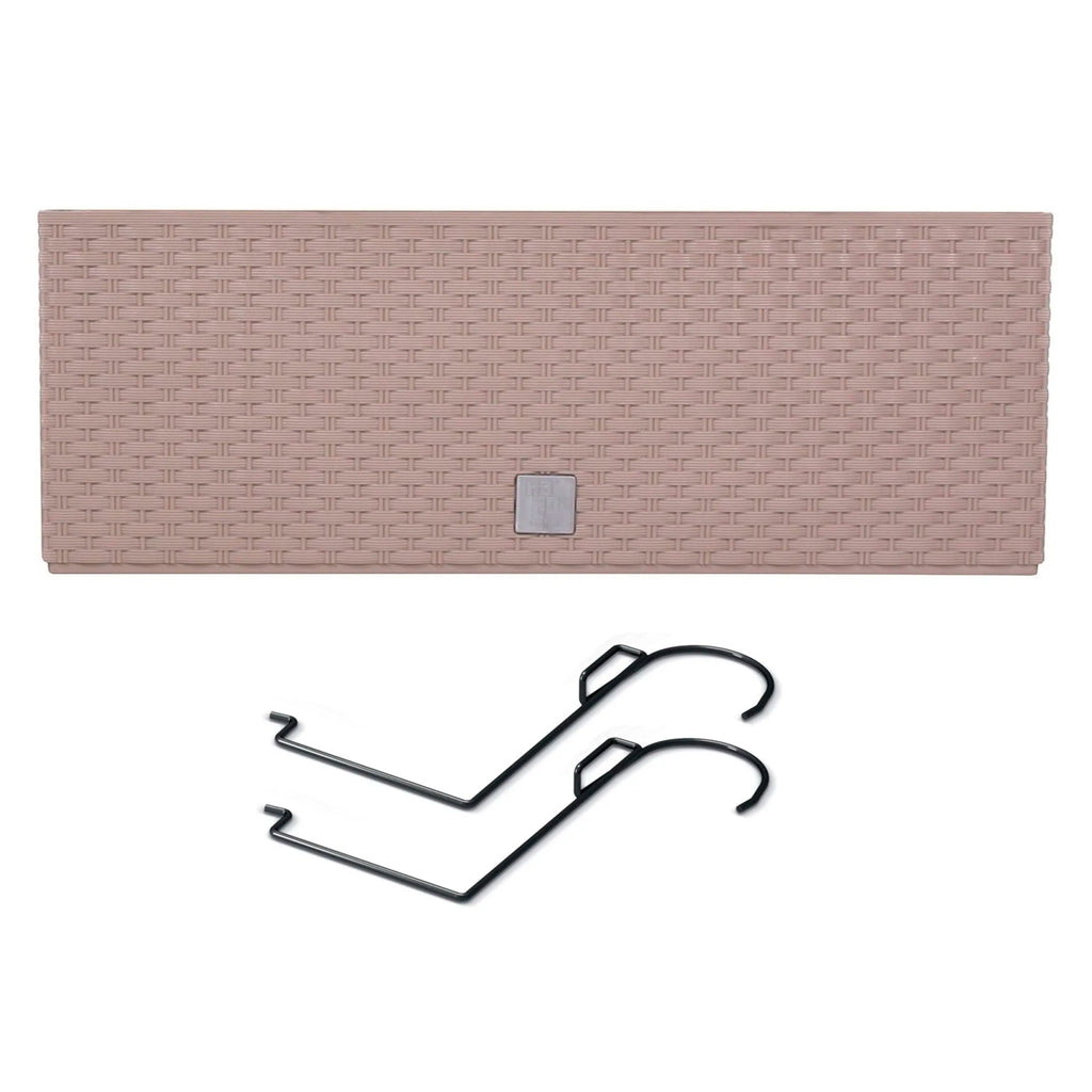 RATO CASE W balcony planter dimensions (mm) 580x180x195 Mocca color