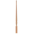 Best Price Pin Top Baluster 2015P 38" Solid Wood Eco-Friendly Red Oak Traditional Staircase Custom Size Durable Stair Spindle