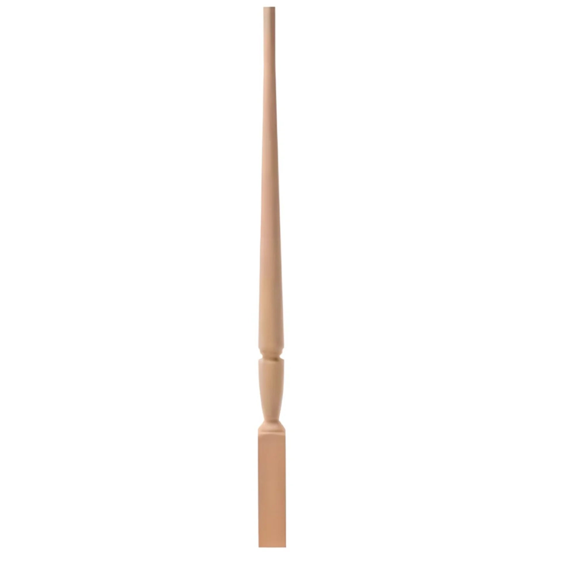 Best Price Pin Top Baluster 2015P 38" Solid Wood Eco-Friendly Red Oak Traditional Staircase Custom Size Durable Stair Spindle