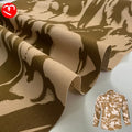 Stock British Desert Camouflage Fabric TC 65/35 Polyester Cotton Woven Printed Ripstop Tactical Plaid Tear-Resistant for Uniform