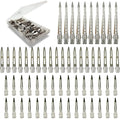 60pcs Silver Metal Styling Alligator Roller Clips for Women's Long Hair Duck Billed Hair Pins Sectioning Hair Extension Tools