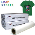 LEAF DTF Film Heat Transfer Printing PET Film Cold Peel Hot Peel 30cm 60cm Film Dtf  Roll Film DTF Printer