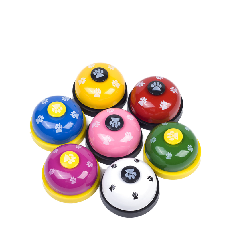 Durable Mealtime Button for Cats and Dogs Sound and Recording Function Pet Training Bell