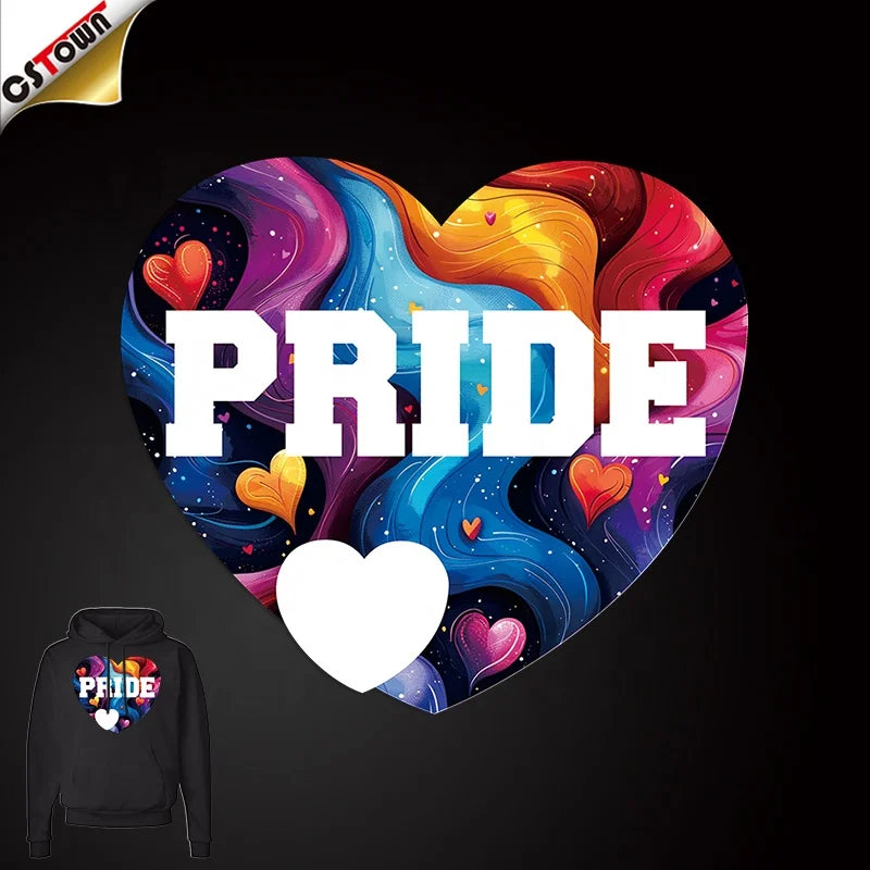 Low Minimum Order Quantity Custom Heat Transfer Logo for Clothing Western Heat Transfers
