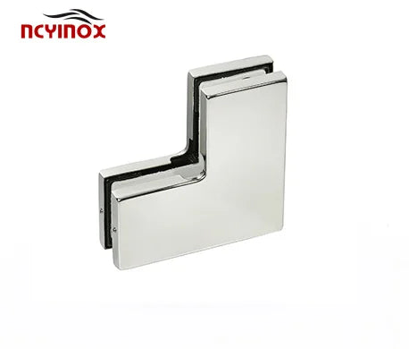 Stainless Steel Frameless Glass Door Patch Durable Aluminum Alloy Patch Fitting
