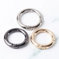 18-40mm Metal Purse Buckles O-ring Spring Door Buckle Carabiner Snap Hook Keyring Keychain DIY Clasp Jewelry Bag Accessories