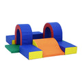 Indoor Playground Toddler Kids Pastel Foam Soft Play Tunnel Arch Block Climbers Set Equipment Wholesale School Equipment 50 Set