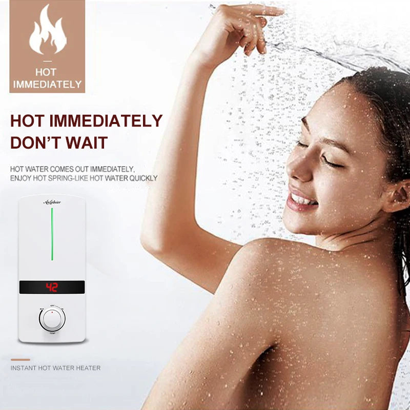 China Professional 4000W Instant Electric Water Heater LED CB Certified for Hotel Small Bathroom/Kitchen Use Multi Safety
