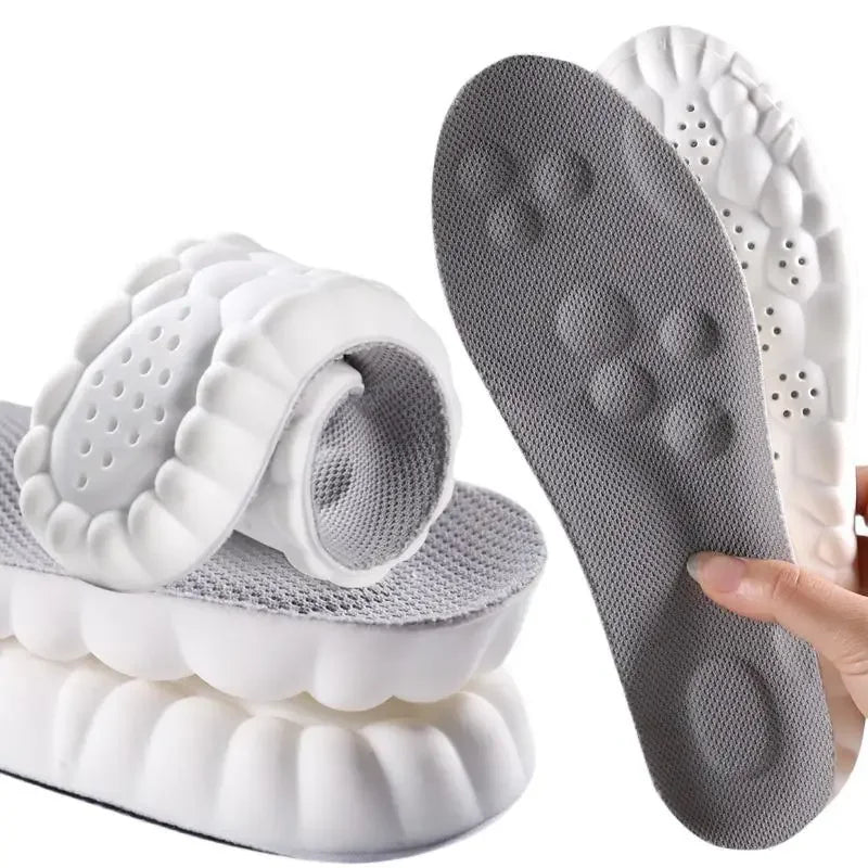 4D Cloud Technology Super Soft Insoles Ultimate Comfort & Foot Protection with U-Shape Memory Foam for Sports & Daily Wear