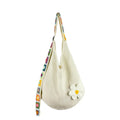 Woven Hollow Floral Shoulder Bag Bohemian Beach Crossbody Evening Clutch Bag