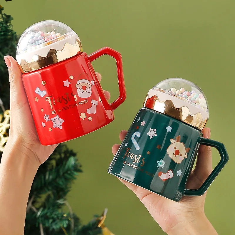 New Arrival 2024 Unique Holiday Customized Travel Gifts Ceramic Cup Coffee Wholesale Christmas Mug