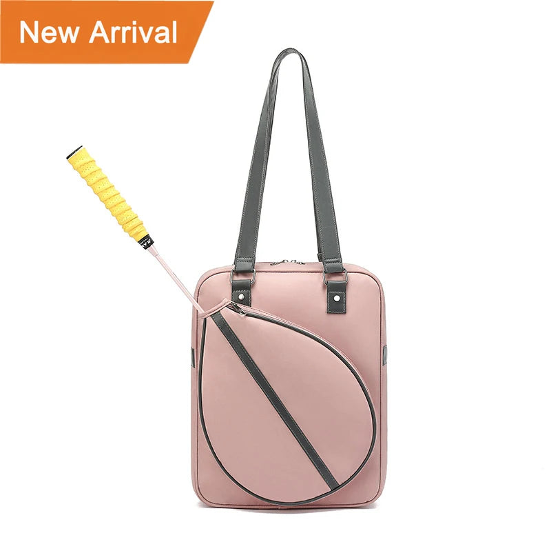 Custom Women's Outdoor Fitness Waterproof Racquet Sport Bag for Badminton Tennis Pickleball-Multi-Sport Handbag Pick