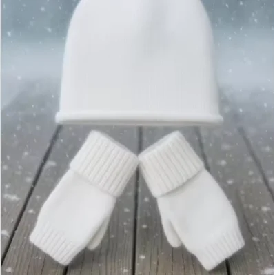 Premium White Women's Streetwear Gloves - High Quality Turkish Textile Casual Sporty Gloves - Stylish Winter Hand Warmer Bulk
