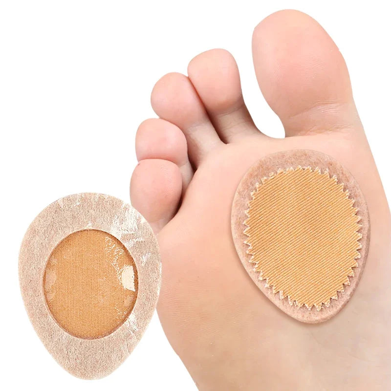 Soft Felt Callus Pads - Adhesive Oval Foot Corn Cushions for Pain Relief & Protection