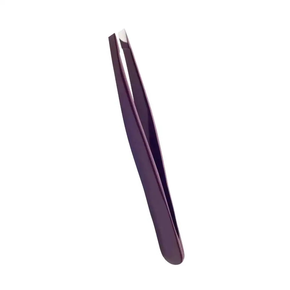 Eyebrow Hair Removal Tweezers Slant Tweezer Handmade Professional Eyebrow Facial & Hair Remover No Gaps Stainless Steel