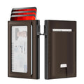 Minimalist Wallet for Men Card Holder Thin8 Card CapacityID Window Cash Pocket - Carbon Fiber Carteira Masculina