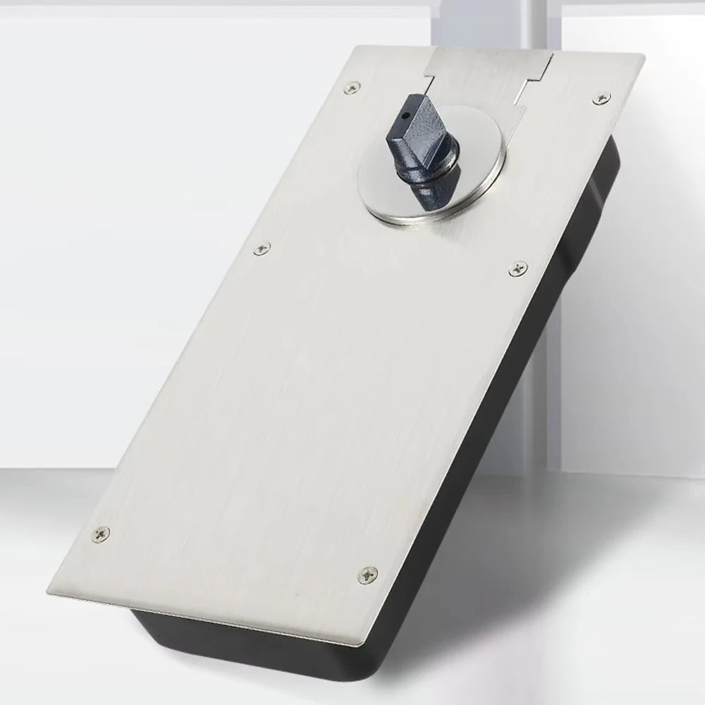 Modern Bottom Patch Accessories Heavy Duty Swing Door Closer Hardware Fitting Double Cylinder Floor Spring YMC FLS-104 55-100kg