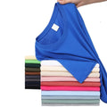 China Bangladesh Factory Price OEM Customized Logo Embroidery 200g Heavyweight Pure Cotton Unisex Loose Fit Solid Color T Shirt