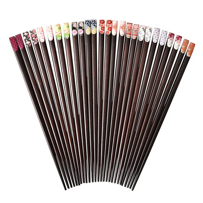 Classical Hot Sell Japanese Style Plutus Cat Design Reusable Bamboo Chopsticks