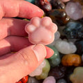 Natural Crystal Cat Claw Carving Mixed Gemstone Polished High Quality Feng Shui Healing Sculpture Fashion Trend Home Decor