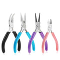 4pcs Jewelry Pliers Tool Set for Wire Cutting & Crafting Includes Needle Nose Round Nose Bent Nose Wire Cutters for Jewelry Use