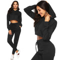 Plus Size Oversized Women Hoodies Sweatshirts Cropped Top Pullover For Women Sweater Up Winter Hoodie Gym Women