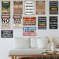 Funny Sarcastic Metal Aluminum Sign for Bedroom Men's Lounge Garage or Bar Cool Decoration for Men s or Boys Room