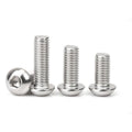 #2 #4 #6 #8 #10 ANSI ASME B18.3BT UNC UNF Imperial Stainless Steel A2 Allen Hex Socket Button Head Screws Bolts